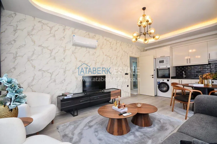 Purchase  Furnished 2+1 apartment in Mahmutlar - 500 m from the sea, Saturday market area  3 