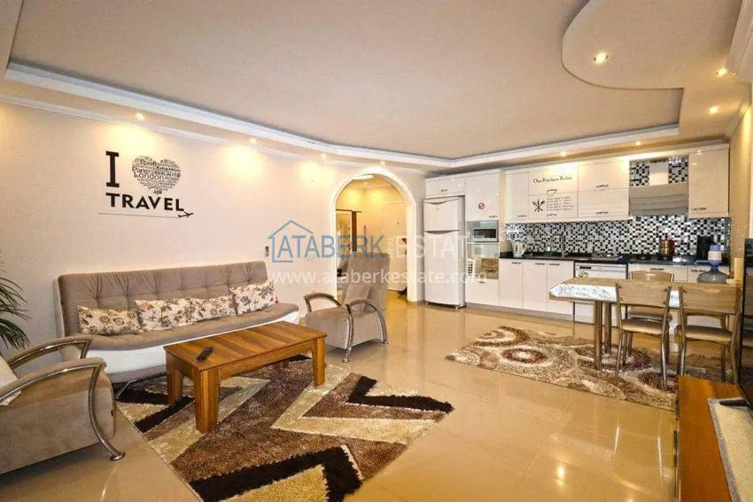 Purchase  Furnished 1+1 apartment with mountain views in Tosmur - 600 m to the waterfront 6 