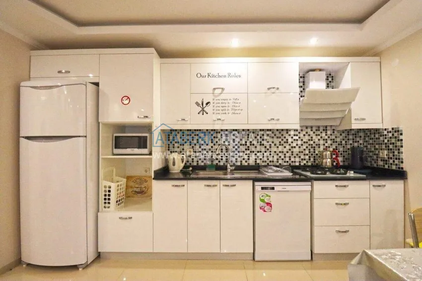 Purchase  Furnished 1+1 apartment with mountain views in Tosmur - 600 m to the waterfront 7 