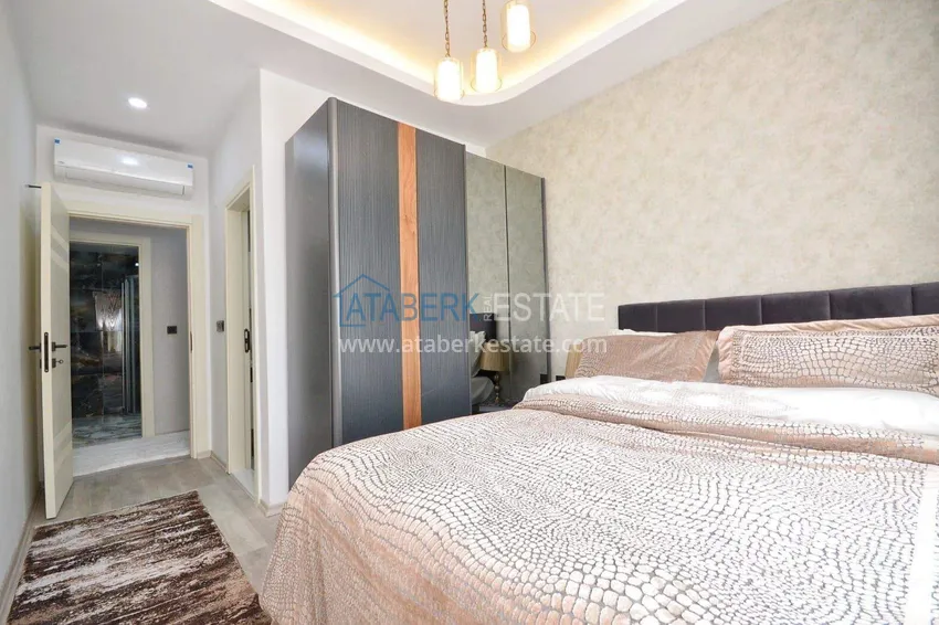 Purchase  Furnished 2+1 apartment in Mahmutlar - 500 m from the sea, Saturday market area  7 