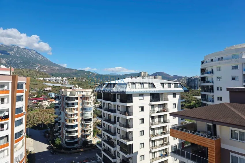 Purchase  Apartment 1+1 with furniture, sea and mountain views in the center of Mahmutlar - 400 m to the beach 11 