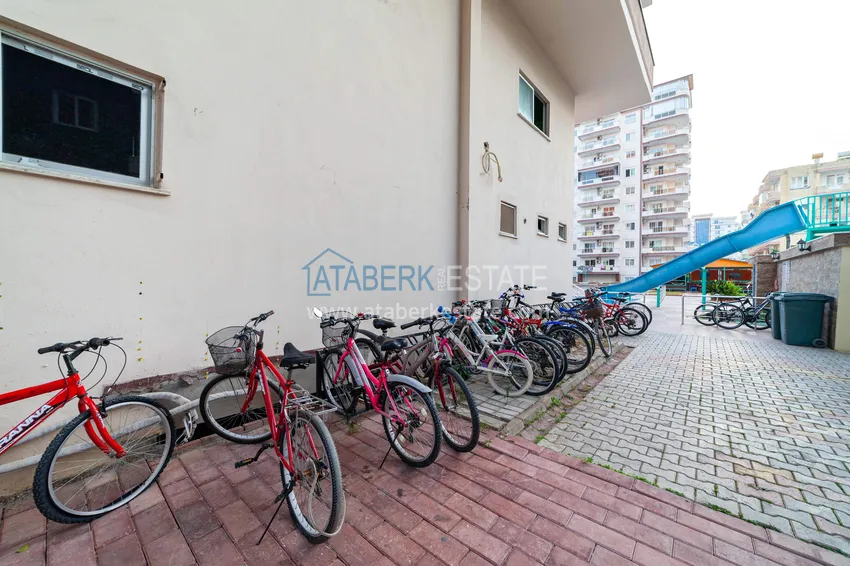 Apartment 1+1 with furniture, sea and mountain views in the center of Mahmutlar - 400 m to the beach 13 