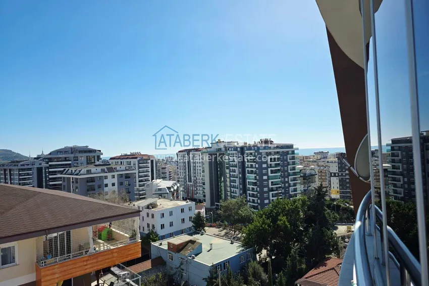 Purchase  Apartment 1+1 with furniture, sea and mountain views in the center of Mahmutlar - 400 m to the beach 12 