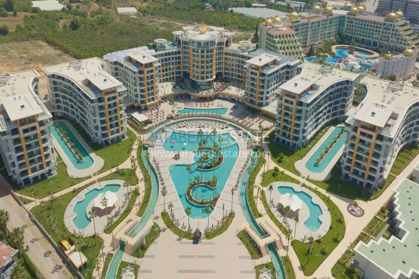 2+1 garden duplex in Turkler, Alanya - the format of a private house in a resort residence 8 