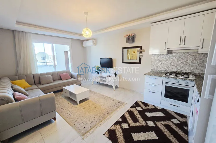 Purchase  Apartment 1+1 with furniture, sea and mountain views in the center of Mahmutlar - 400 m to the beach 2 
