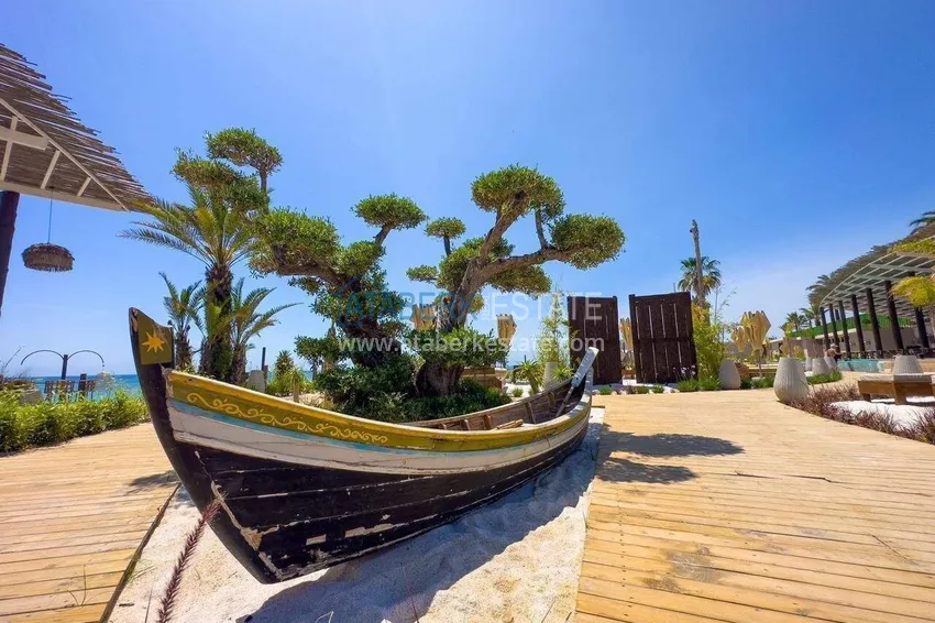 2+1 garden duplex in Turkler, Alanya - the format of a private house in a resort residence 42 