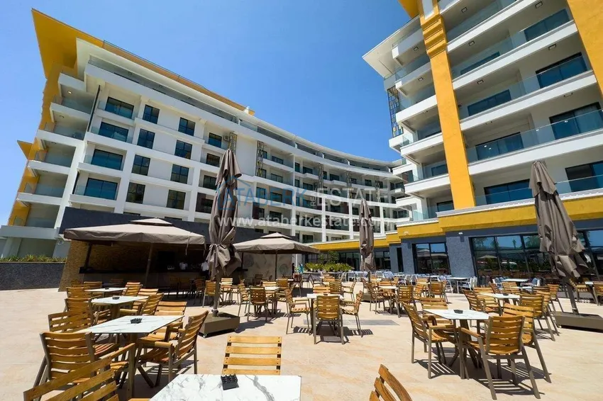 2+1 garden duplex in Turkler, Alanya - the format of a private house in a resort residence 57 