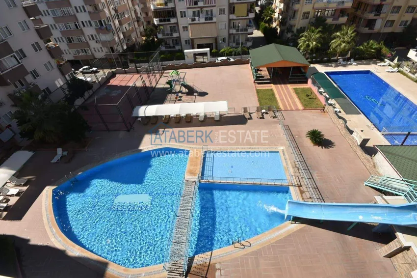 Apartment 1+1 with furniture, sea and mountain views in the center of Mahmutlar - 400 m to the beach 8 