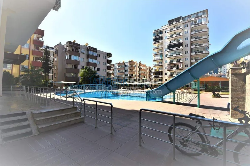 Apartment 1+1 with furniture, sea and mountain views in the center of Mahmutlar - 400 m to the beach 9 