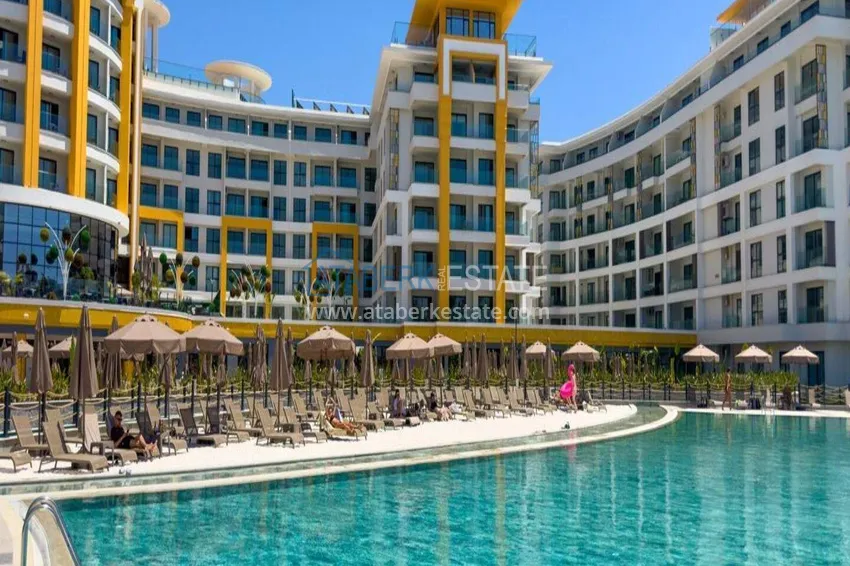 2+1 garden duplex in Turkler, Alanya - the format of a private house in a resort residence 18 