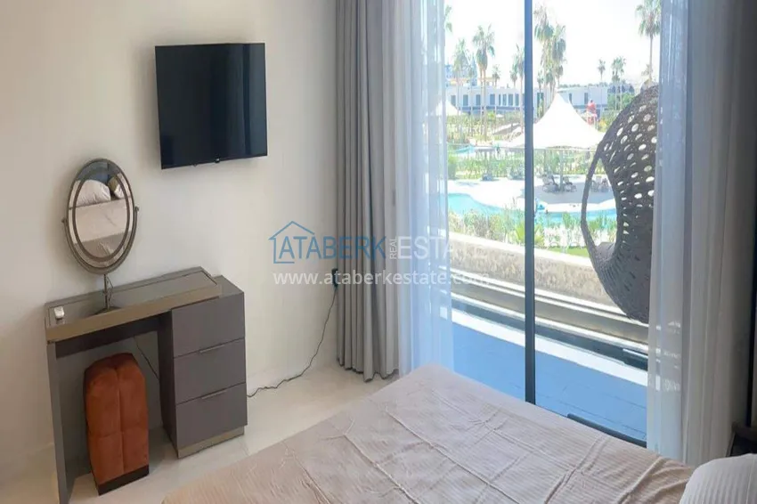 Purchase  2+1 garden duplex in Turkler, Alanya - the format of a private house in a resort residence 9 