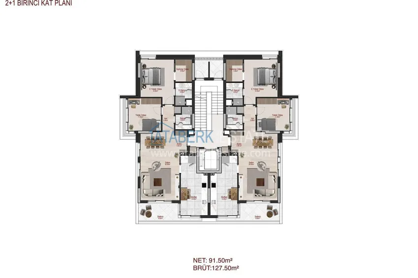 Photo -  Real estate from a developer in Antalya - Boutique project in Unkali, Konyaalti  1 