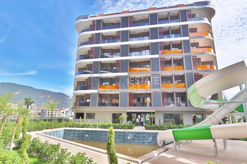A new stylish investment project at the excavation stage in Oba, Alanya 20 