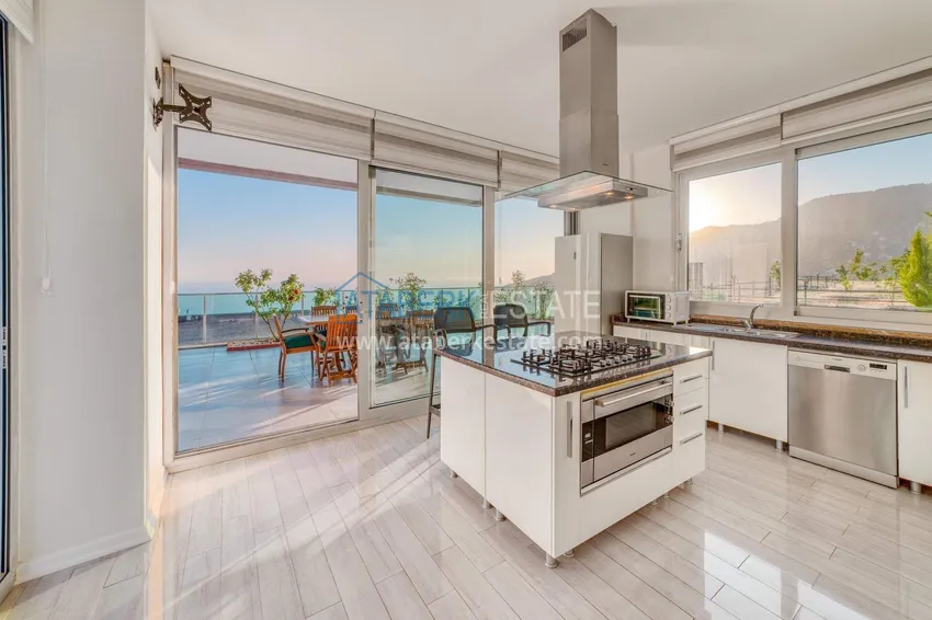 Purchase  5+1 triplex villa for citizenship and residence permit in Alanya, Bektash — furnished and with panoramic views  11 