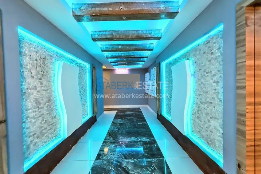 65 m2 two-room apartment in Mahmutlar — furnished and with a glazed balcony 13 