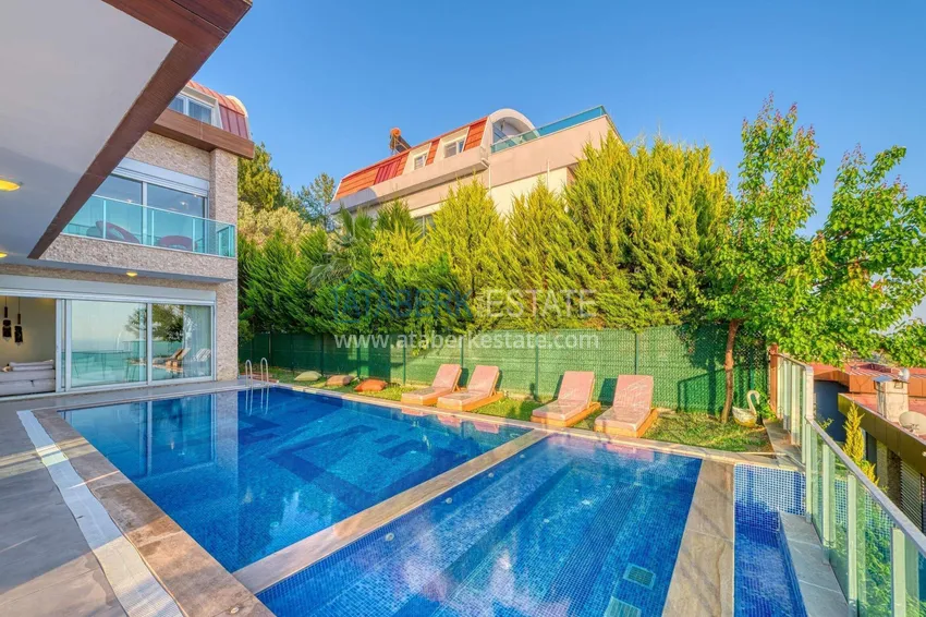 5+1 triplex villa for citizenship and residence permit in Alanya, Bektash — furnished and with panoramic views  13 