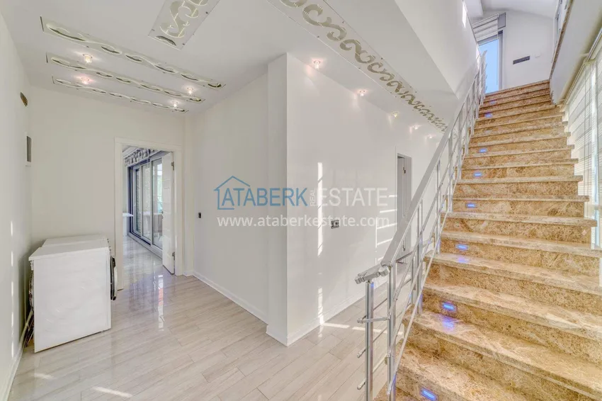 Purchase  5+1 triplex villa for citizenship and residence permit in Alanya, Bektash — furnished and with panoramic views  14 