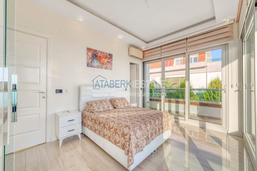 Purchase  5+1 triplex villa for citizenship and residence permit in Alanya, Bektash — furnished and with panoramic views  15 