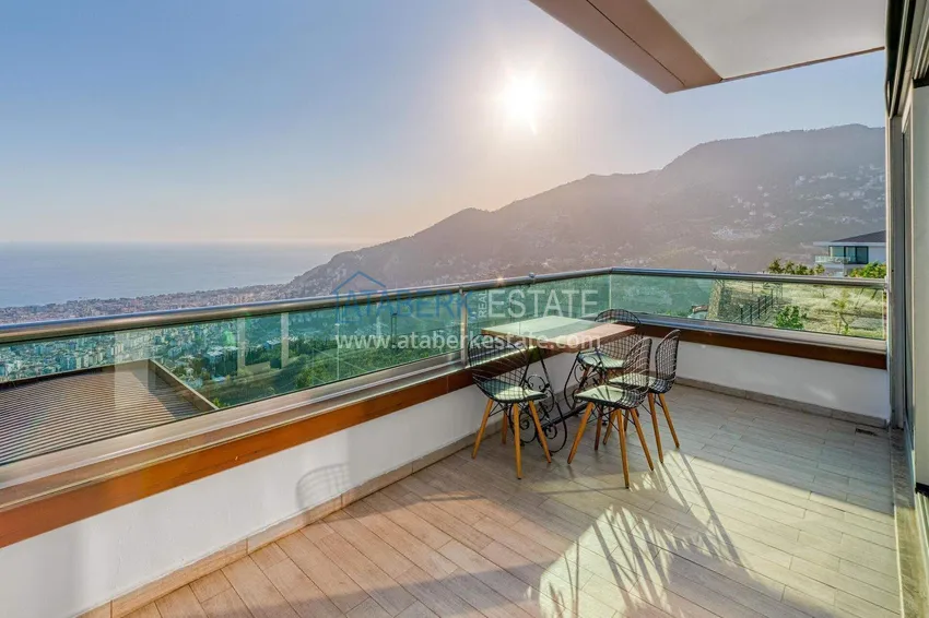Purchase  5+1 triplex villa for citizenship and residence permit in Alanya, Bektash — furnished and with panoramic views  21 