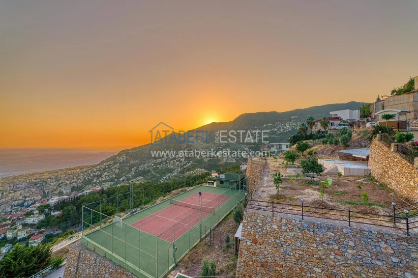 Purchase  5+1 triplex villa for citizenship and residence permit in Alanya, Bektash — furnished and with panoramic views  25 