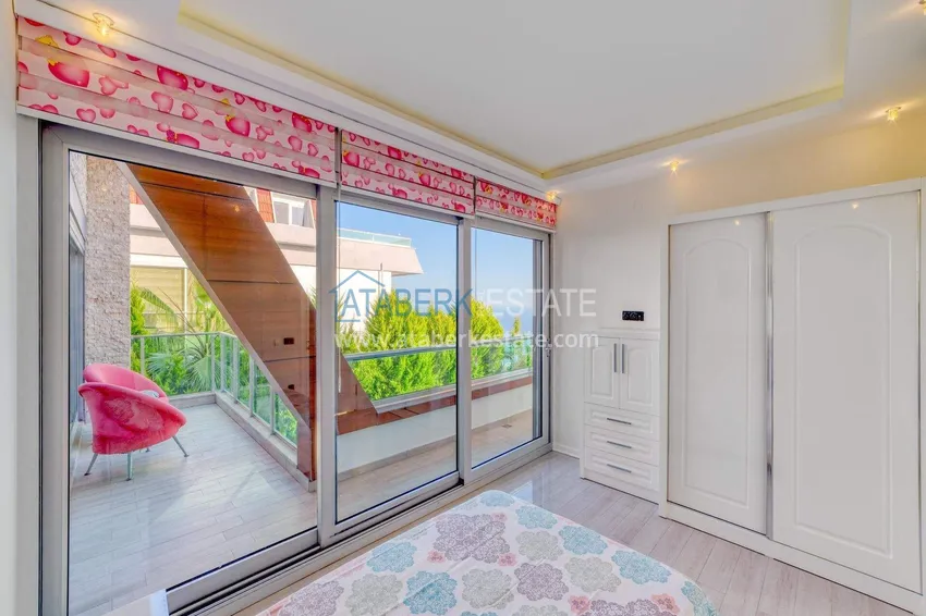 Purchase  5+1 triplex villa for citizenship and residence permit in Alanya, Bektash — furnished and with panoramic views  28 