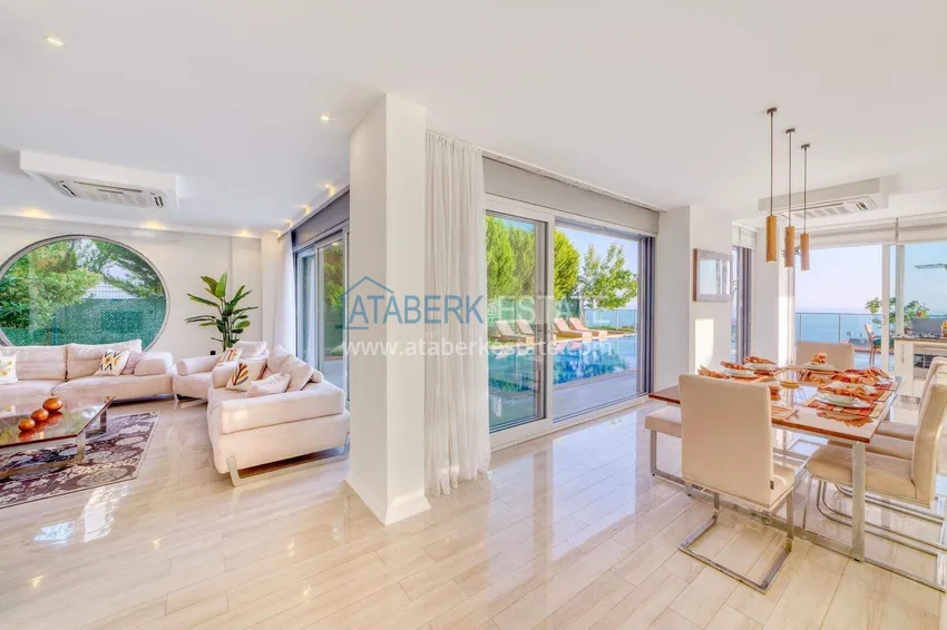 Purchase  5+1 triplex villa for citizenship and residence permit in Alanya, Bektash — furnished and with panoramic views  3 