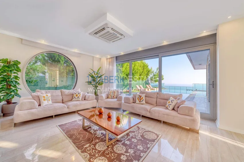 Purchase  5+1 triplex villa for citizenship and residence permit in Alanya, Bektash — furnished and with panoramic views  4 