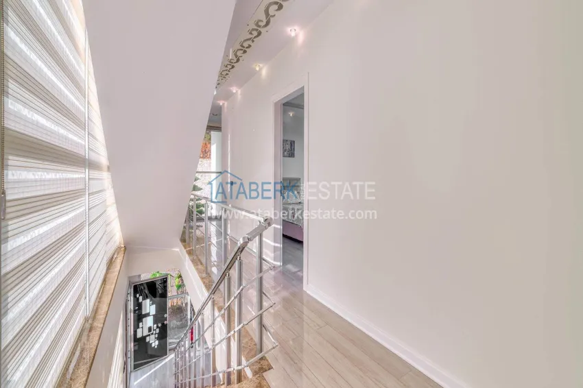 Purchase  5+1 triplex villa for citizenship and residence permit in Alanya, Bektash — furnished and with panoramic views  41 