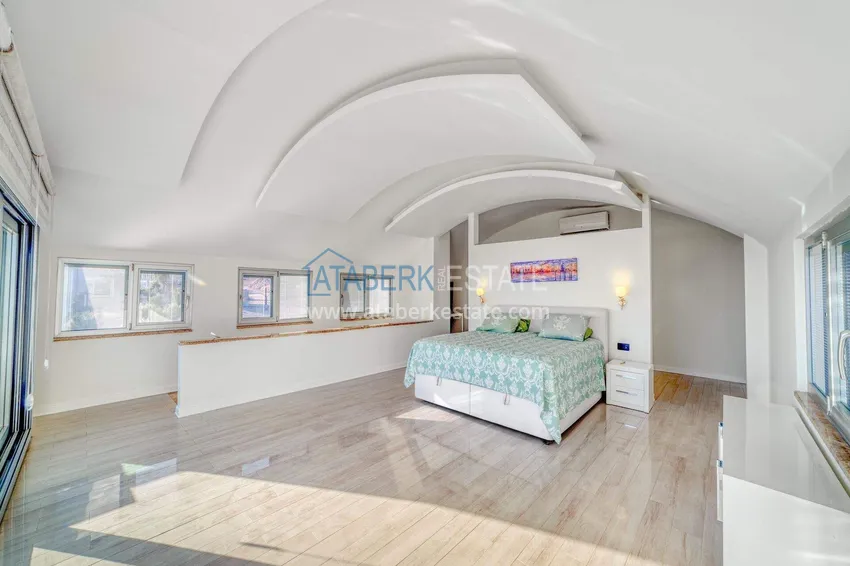 Purchase  5+1 triplex villa for citizenship and residence permit in Alanya, Bektash — furnished and with panoramic views  43 