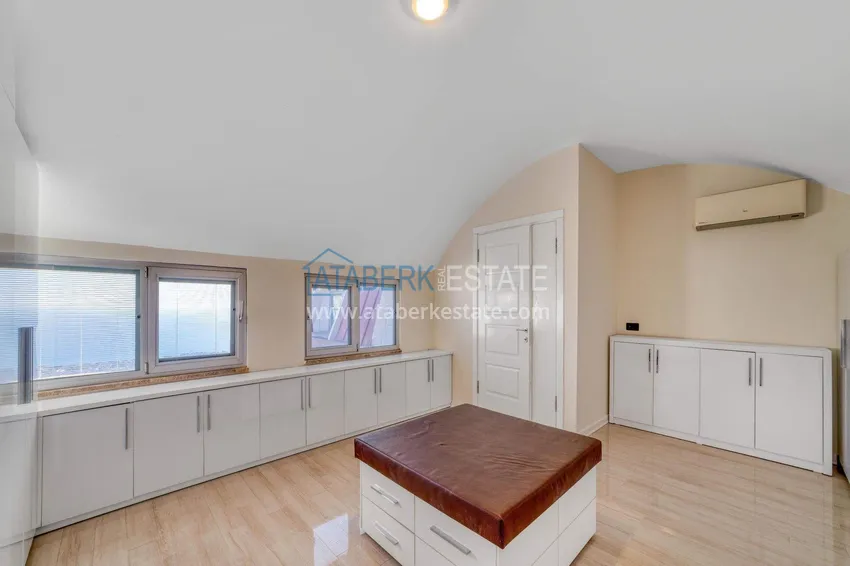 Purchase  5+1 triplex villa for citizenship and residence permit in Alanya, Bektash — furnished and with panoramic views  48 