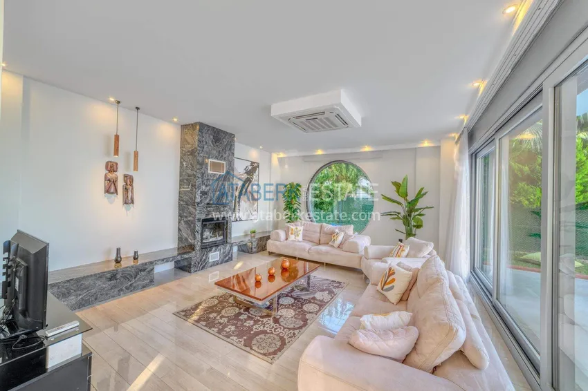 Purchase  5+1 triplex villa for citizenship and residence permit in Alanya, Bektash — furnished and with panoramic views  6 