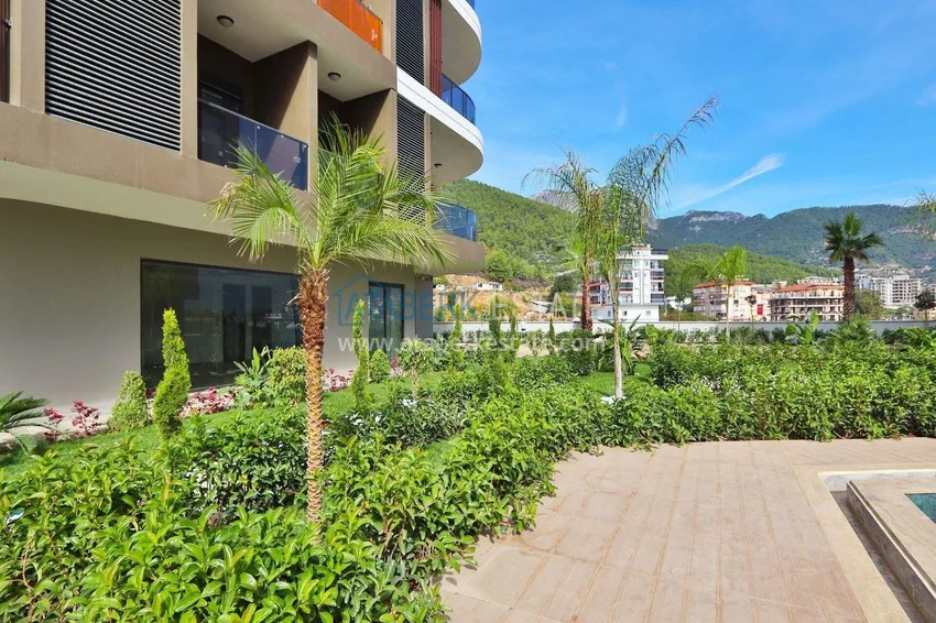 Finished 1+1 apartment in the Oba area - a residential complex on a hill 16 