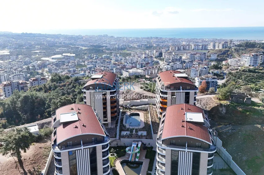 A new stylish investment project at the excavation stage in Oba, Alanya 6 