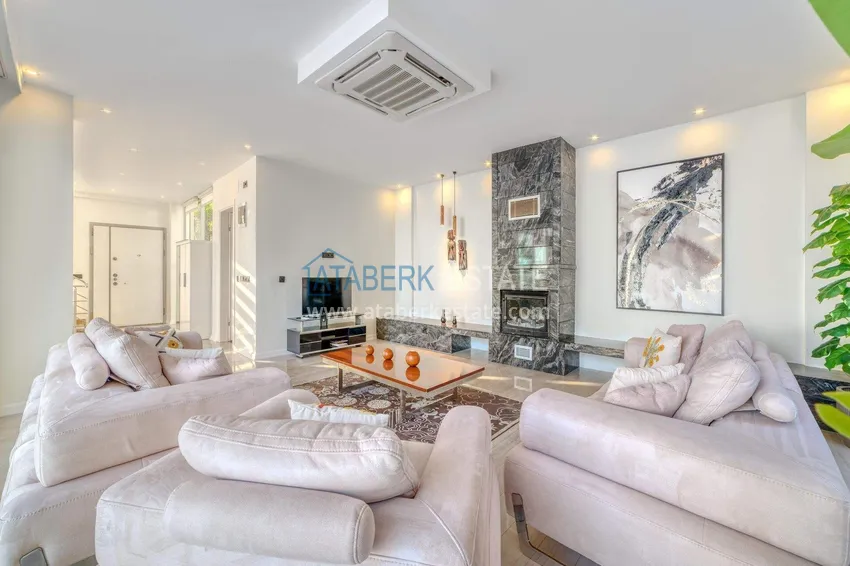 Purchase  5+1 triplex villa for citizenship and residence permit in Alanya, Bektash — furnished and with panoramic views  7 