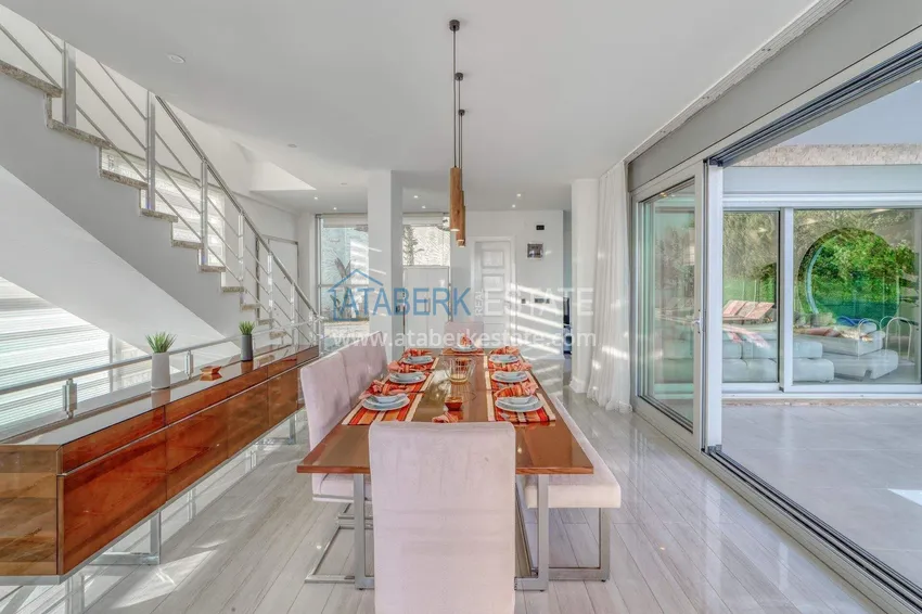 Purchase  5+1 triplex villa for citizenship and residence permit in Alanya, Bektash — furnished and with panoramic views  9 