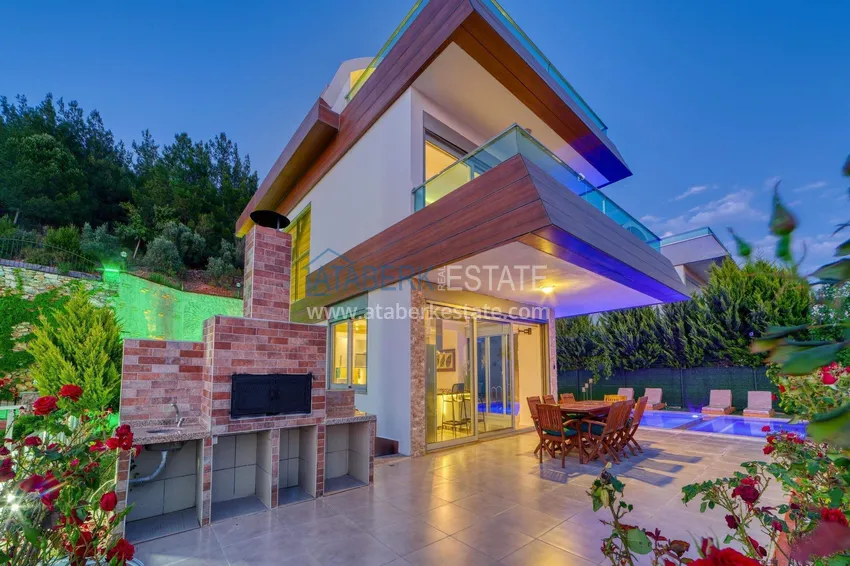 5+1 triplex villa for citizenship and residence permit in Alanya, Bektash — furnished and with panoramic views  9 