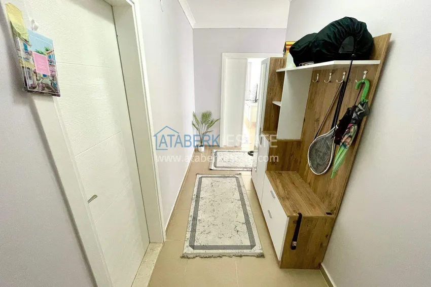Purchase  2+1 apartment in the center of Mahmutlar — south side, new furniture, separate kitchen 1 