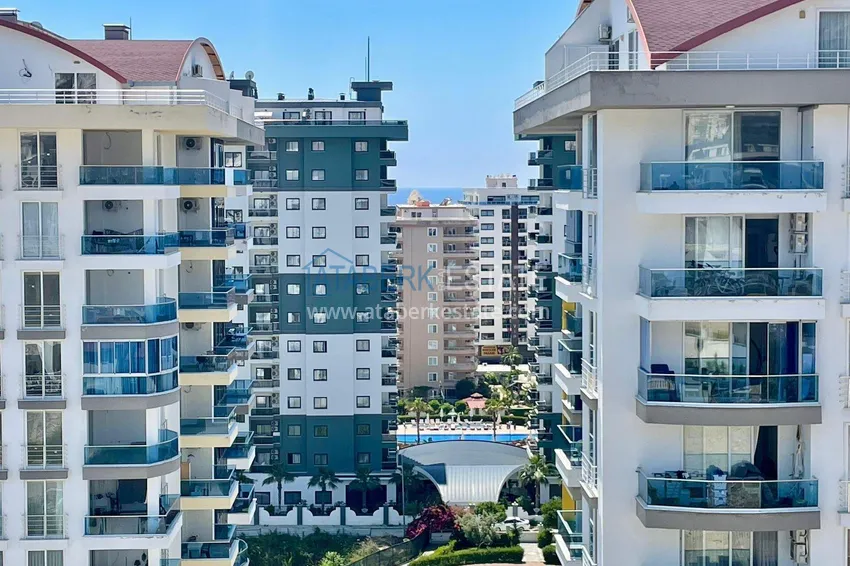 Purchase  2+1 apartment in the center of Mahmutlar — south side, new furniture, separate kitchen 14 