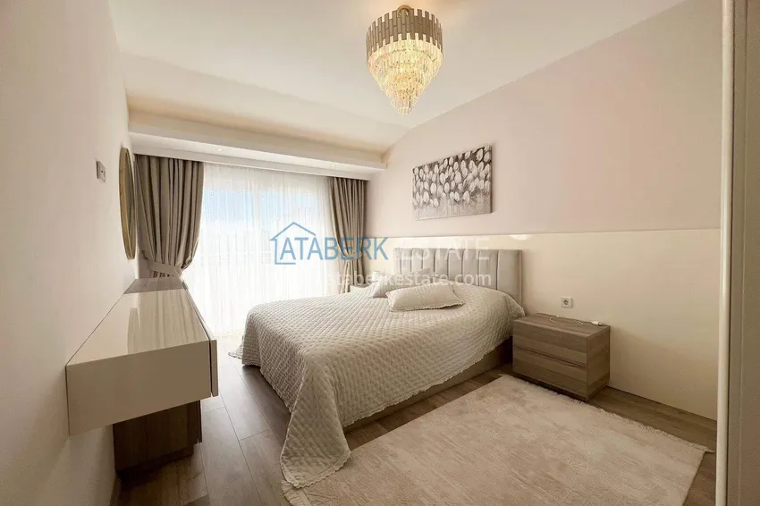 Purchase  2+1 penthouse duplex in Avsallar with furniture in a modern complex 14 