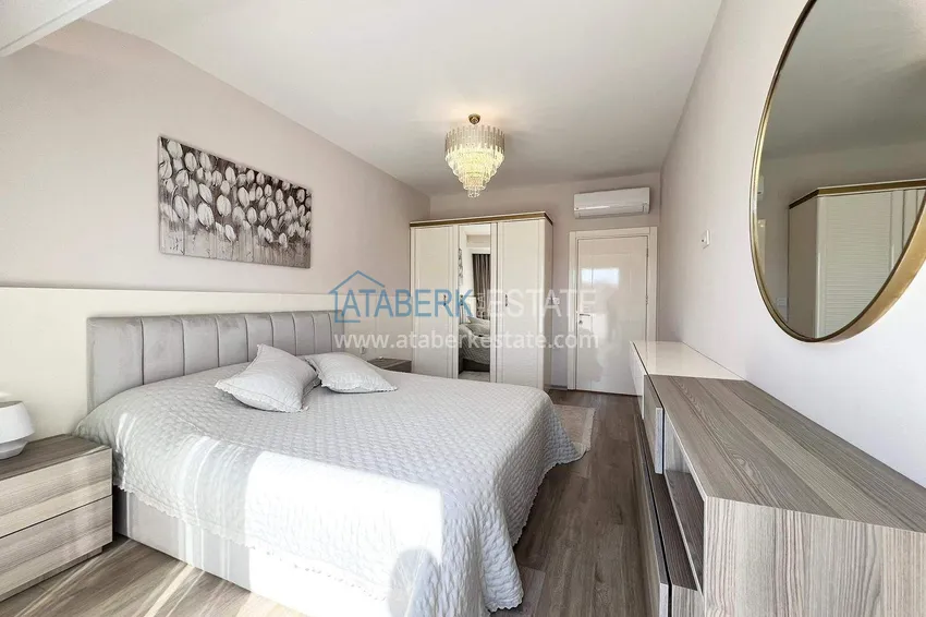 Purchase  2+1 penthouse duplex in Avsallar with furniture in a modern complex 16 