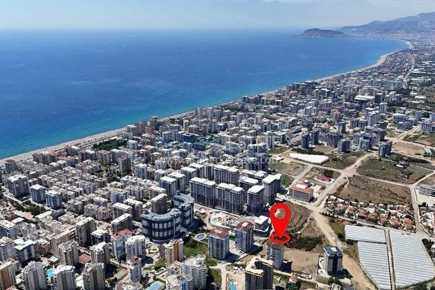 2+1 apartment in the center of Mahmutlar — south side, new furniture, separate kitchen 2 