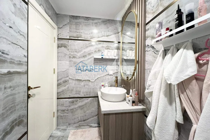 Purchase  2+1 penthouse duplex in Avsallar with furniture in a modern complex 20 