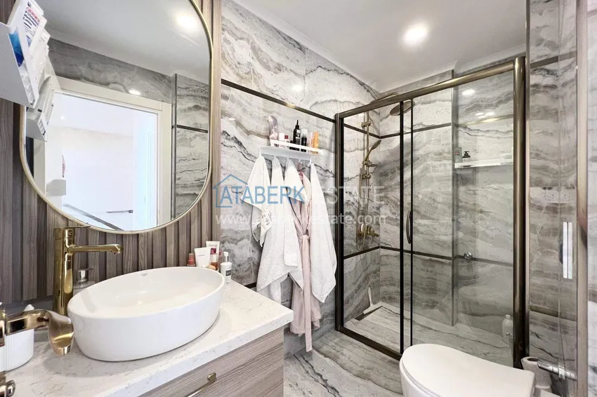 Purchase  2+1 penthouse duplex in Avsallar with furniture in a modern complex 21 