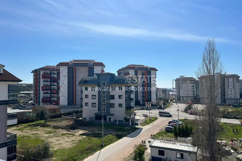 Purchase  2+1 penthouse duplex in Avsallar with furniture in a modern complex 25 