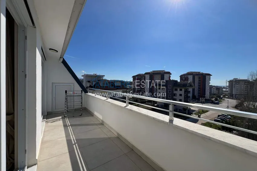 Purchase  2+1 penthouse duplex in Avsallar with furniture in a modern complex 26 