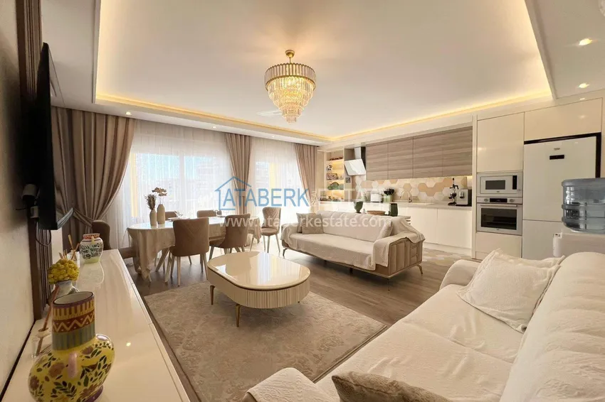 Purchase  2+1 penthouse duplex in Avsallar with furniture in a modern complex 2 