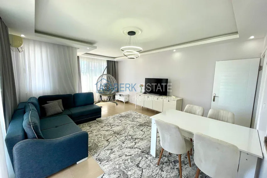 Purchase  2+1 apartment in the center of Mahmutlar — south side, new furniture, separate kitchen 3 
