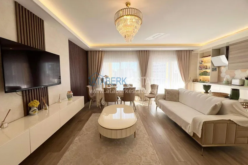 Purchase  2+1 penthouse duplex in Avsallar with furniture in a modern complex 4 