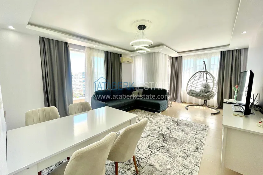 Purchase  2+1 apartment in the center of Mahmutlar — south side, new furniture, separate kitchen 5 