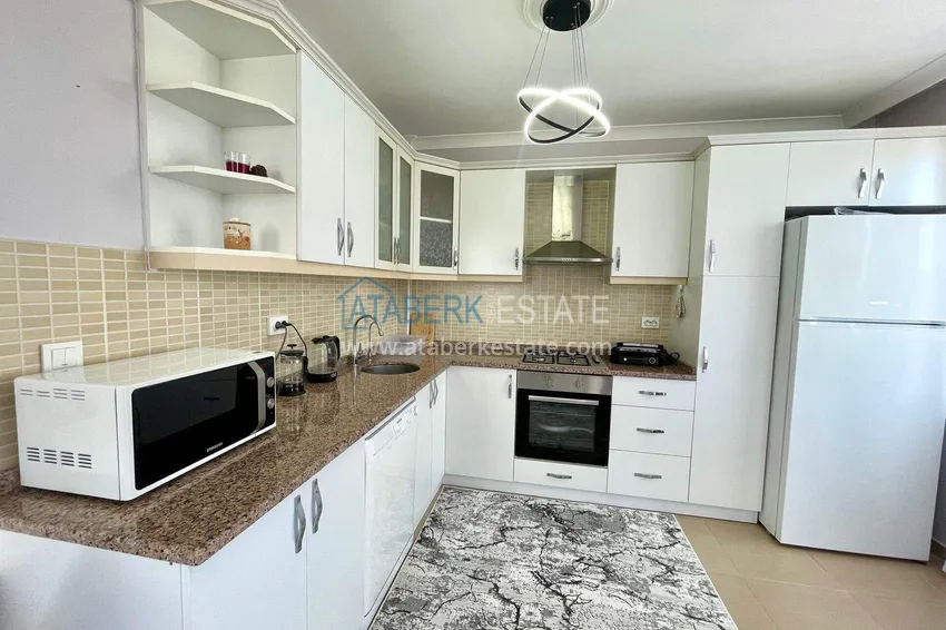Purchase  2+1 apartment in the center of Mahmutlar — south side, new furniture, separate kitchen 6 